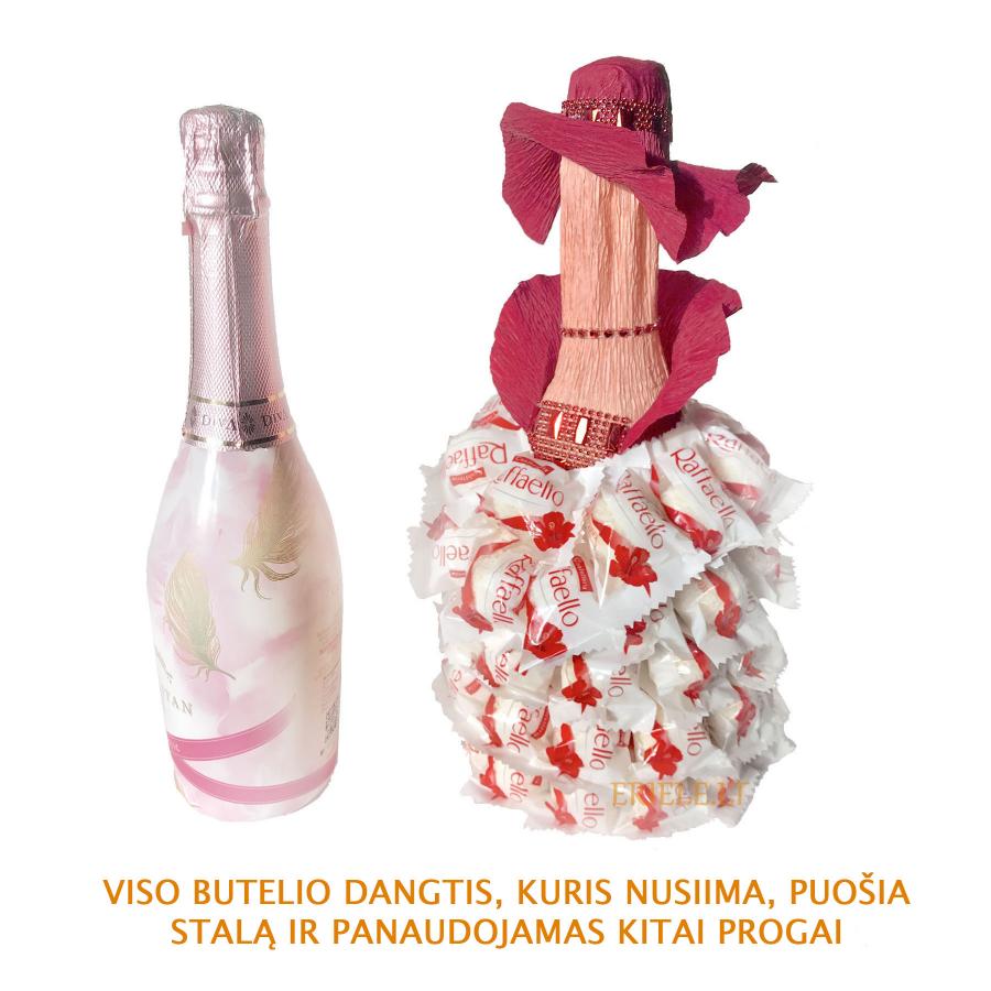 Dekoruotas butelis Zoro - dekoruotas papuoštas nealkoholinio šampano butelis unikali išskirtinė dovana linksma bonka gimtadienio jubiliejaus 30 40 50 60 proga vyrams tėčiui sūnui seneliui dedei dovana jauniesiems vestuvems 